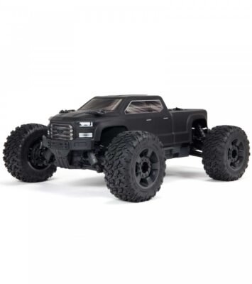 arrma big rock 4x4 v3 3s blx 1 10 rtr brushless monster truck black wspektrum slt3 2 4ghz radio