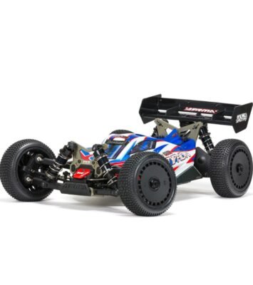 Arrma 1 8 TYPHON 6S TLR Tuned 4X4 RTR Brushless Buggy Red Blue 01